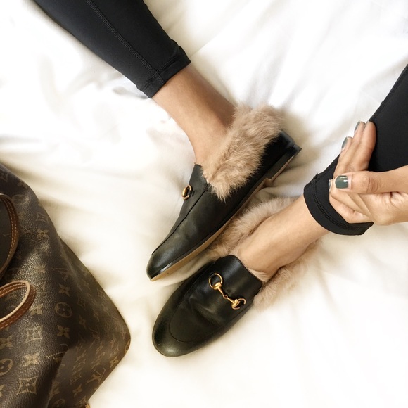 BOUTIQUE Fur Heeled Loafer Slide, PRICE FIRM!!! - Picture 3 of 7